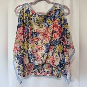 Max Studio Multicolor Floral Blouse